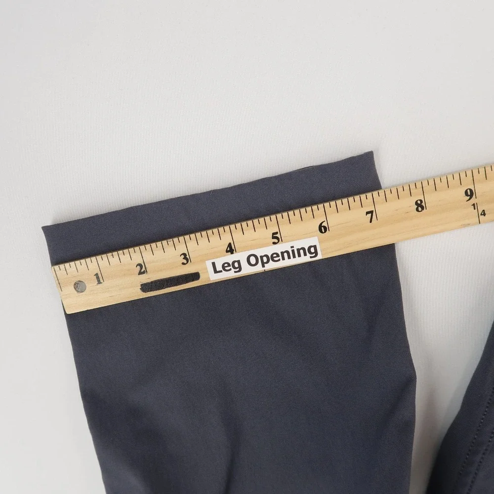 Western Rise Pants Mens 34x28 Gray Travel Performance Stretch Nylon - Picture 7 of 11